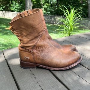 Bed Stu Brown Ankle Boots